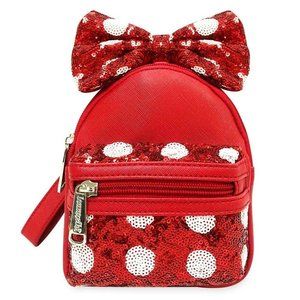 NWT - Minnie Mouse Bow Backpack Wristlet by Loungefly